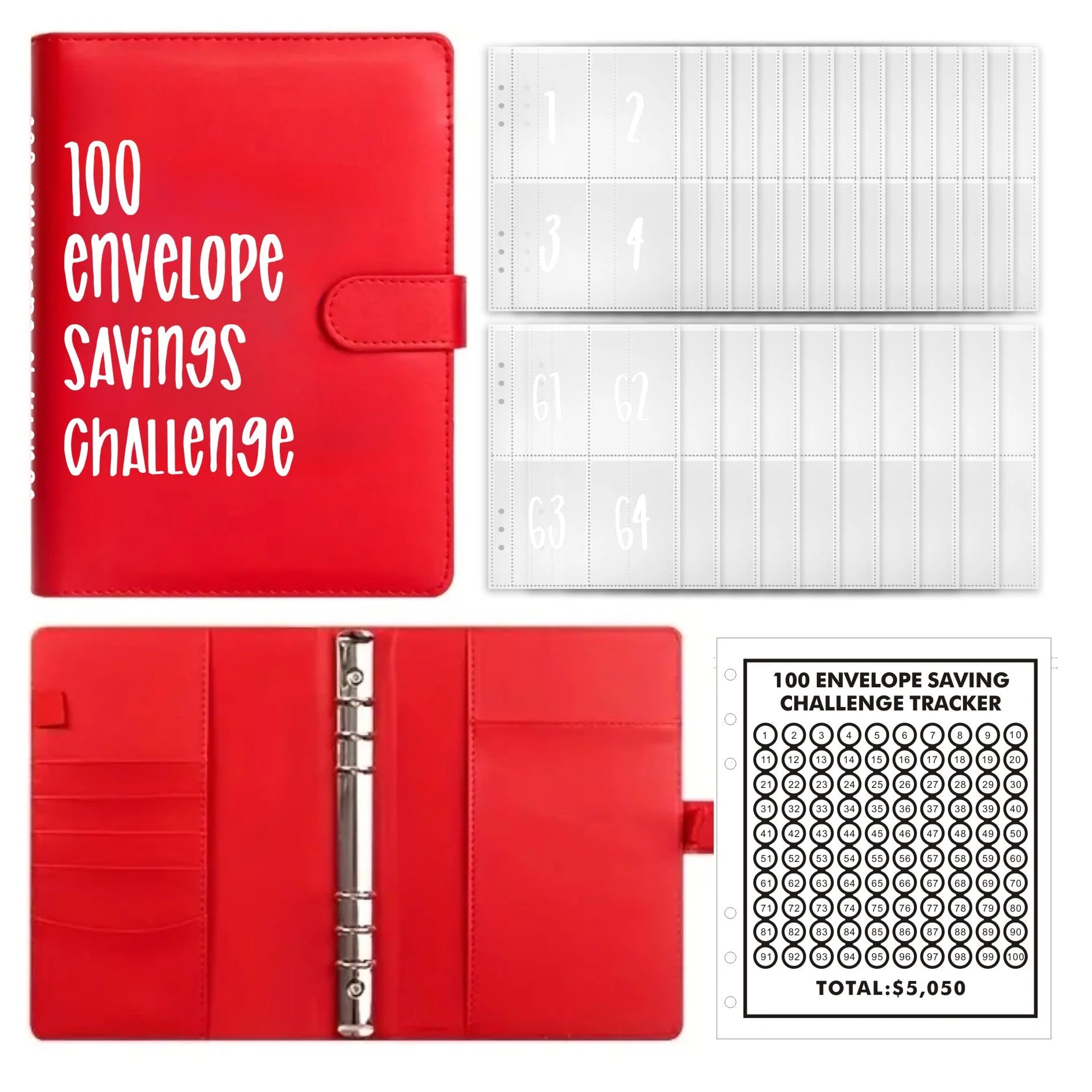 100 Envelope Challenge Binder【Buy 2 Get 5% Off】 - Image 10