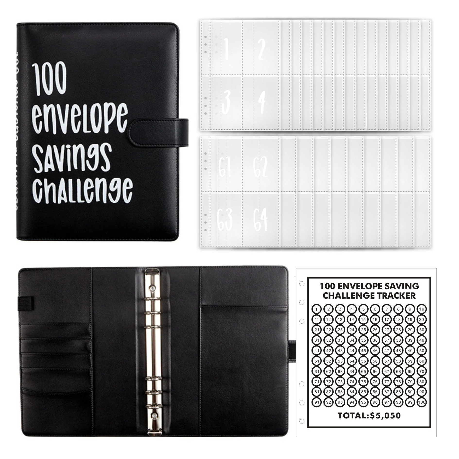 100 Envelope Challenge Binder【Buy 2 Get 5% Off】 - Image 12