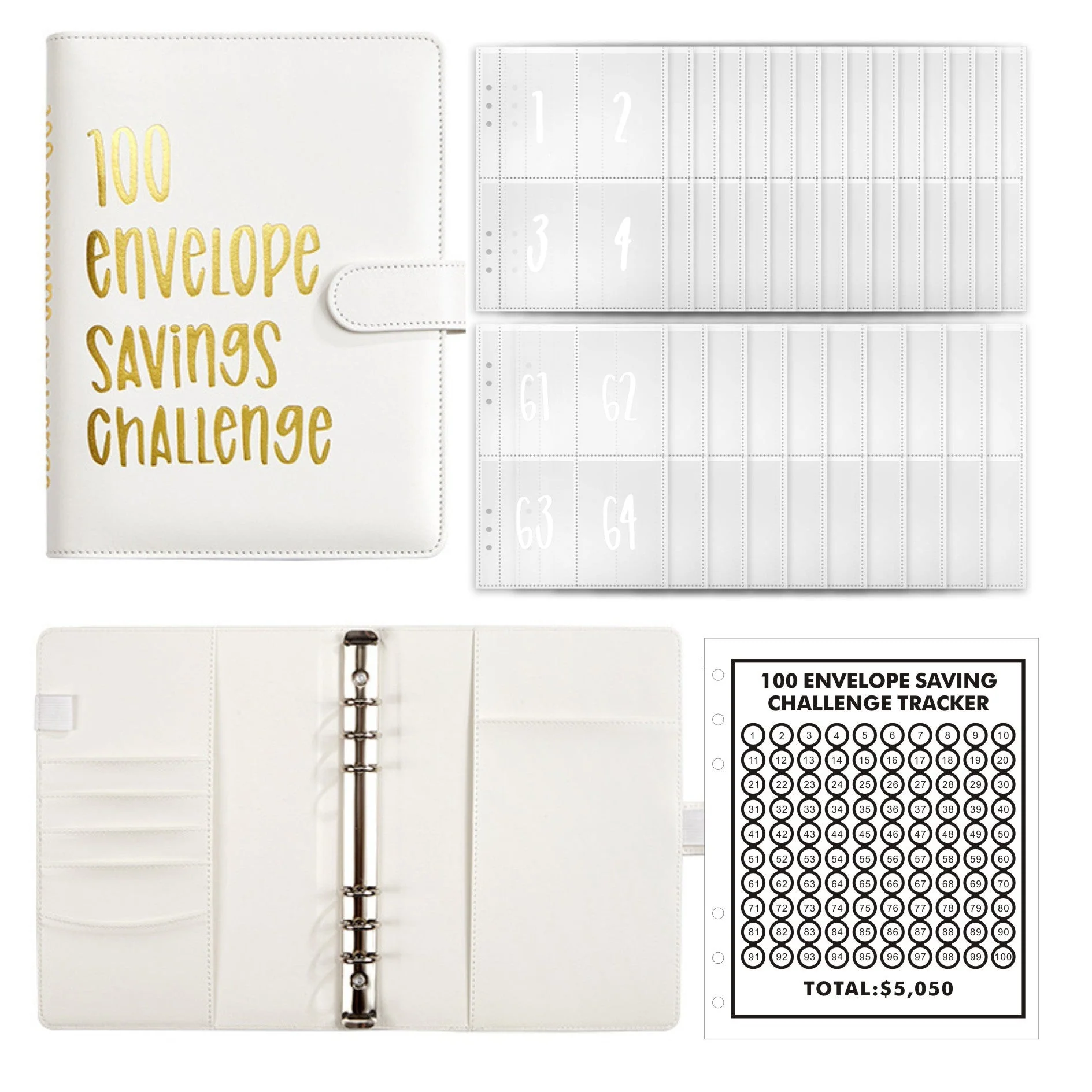 100 Envelope Challenge Binder【Buy 2 Get 5% Off】 - Image 13