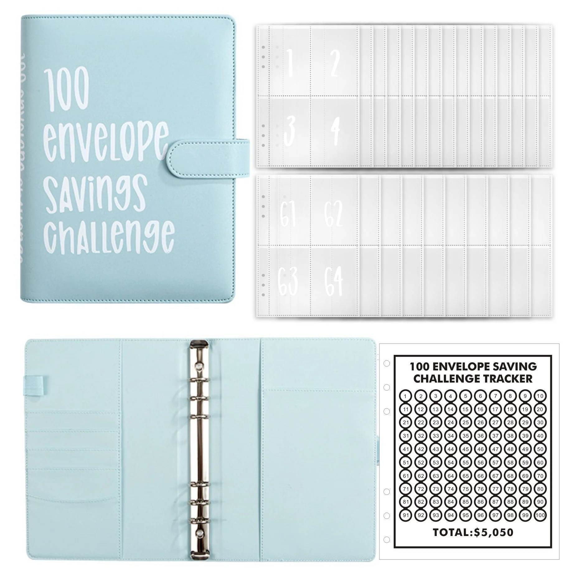 100 Envelope Challenge Binder【Buy 2 Get 5% Off】 - Image 15