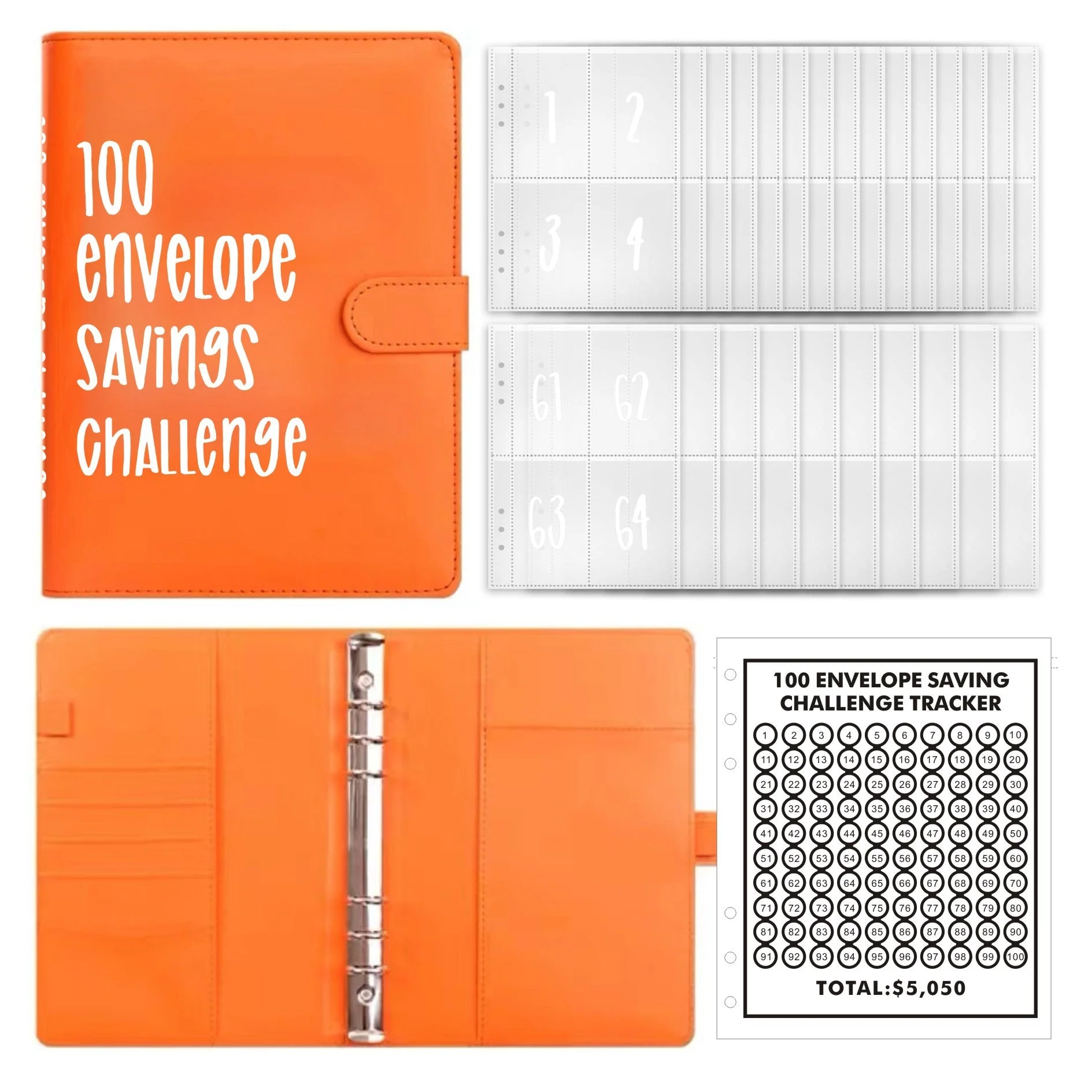 100 Envelope Challenge Binder【Buy 2 Get 5% Off】 - Image 17