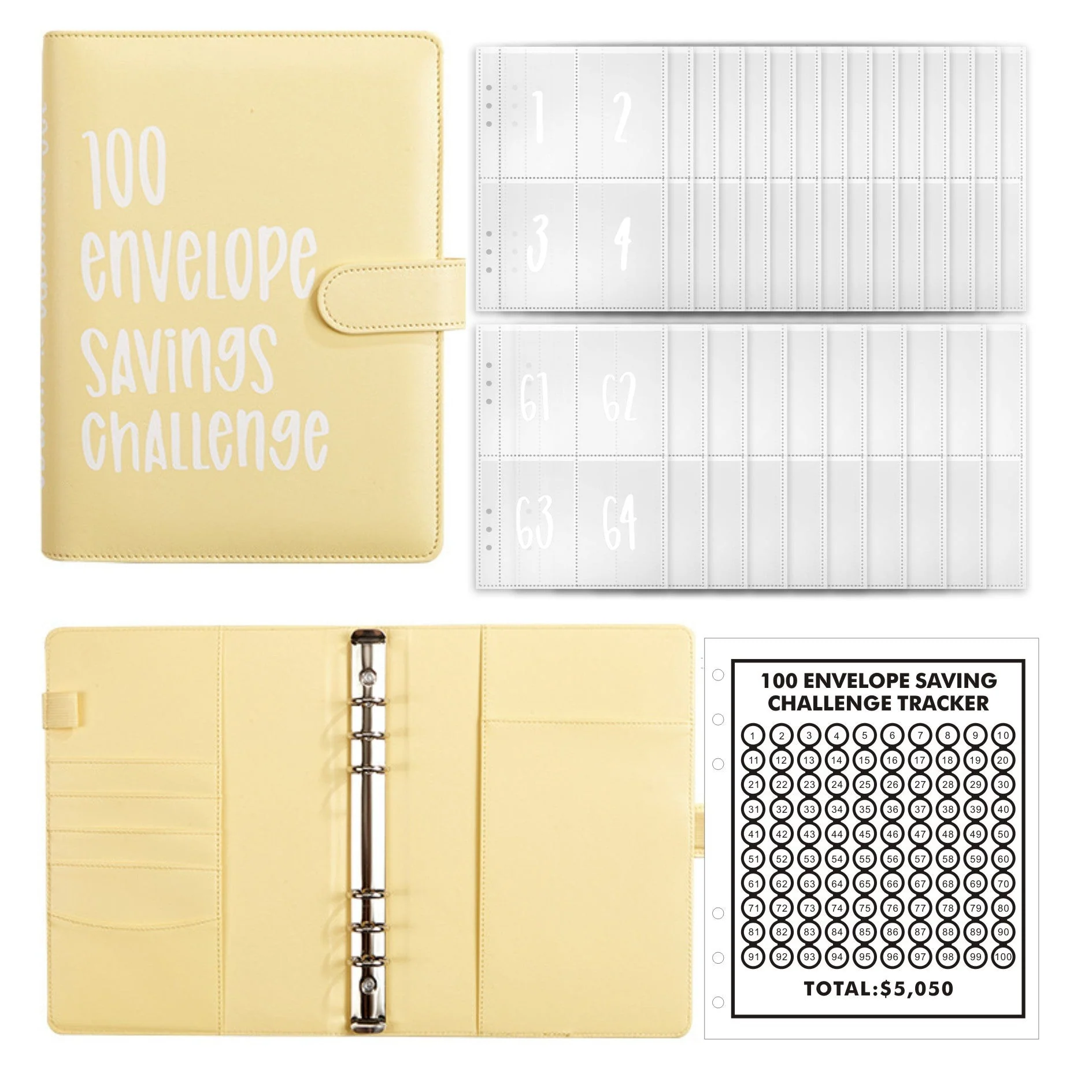 100 Envelope Challenge Binder【Buy 2 Get 5% Off】 - Image 19