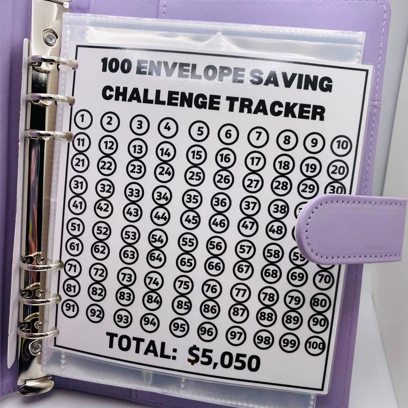 100 Envelope Challenge Binder【Buy 2 Get 5% Off】 - Image 5