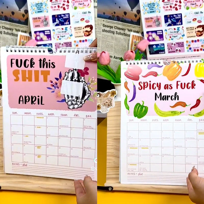 ๐๐2025 Here We Fucking Go Again Calendar - Image 3