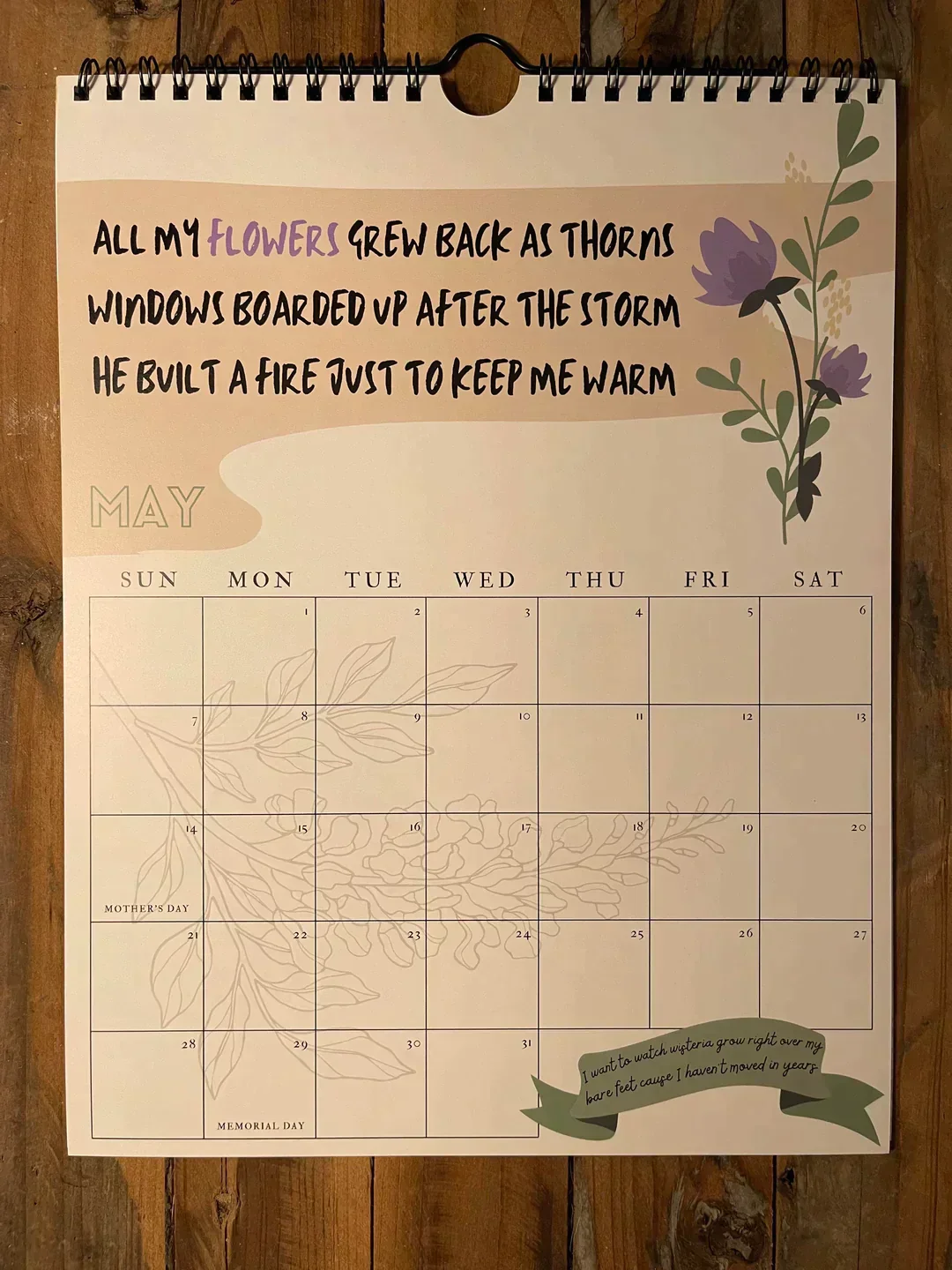 2025 TS Lyrics Calendar - Image 18