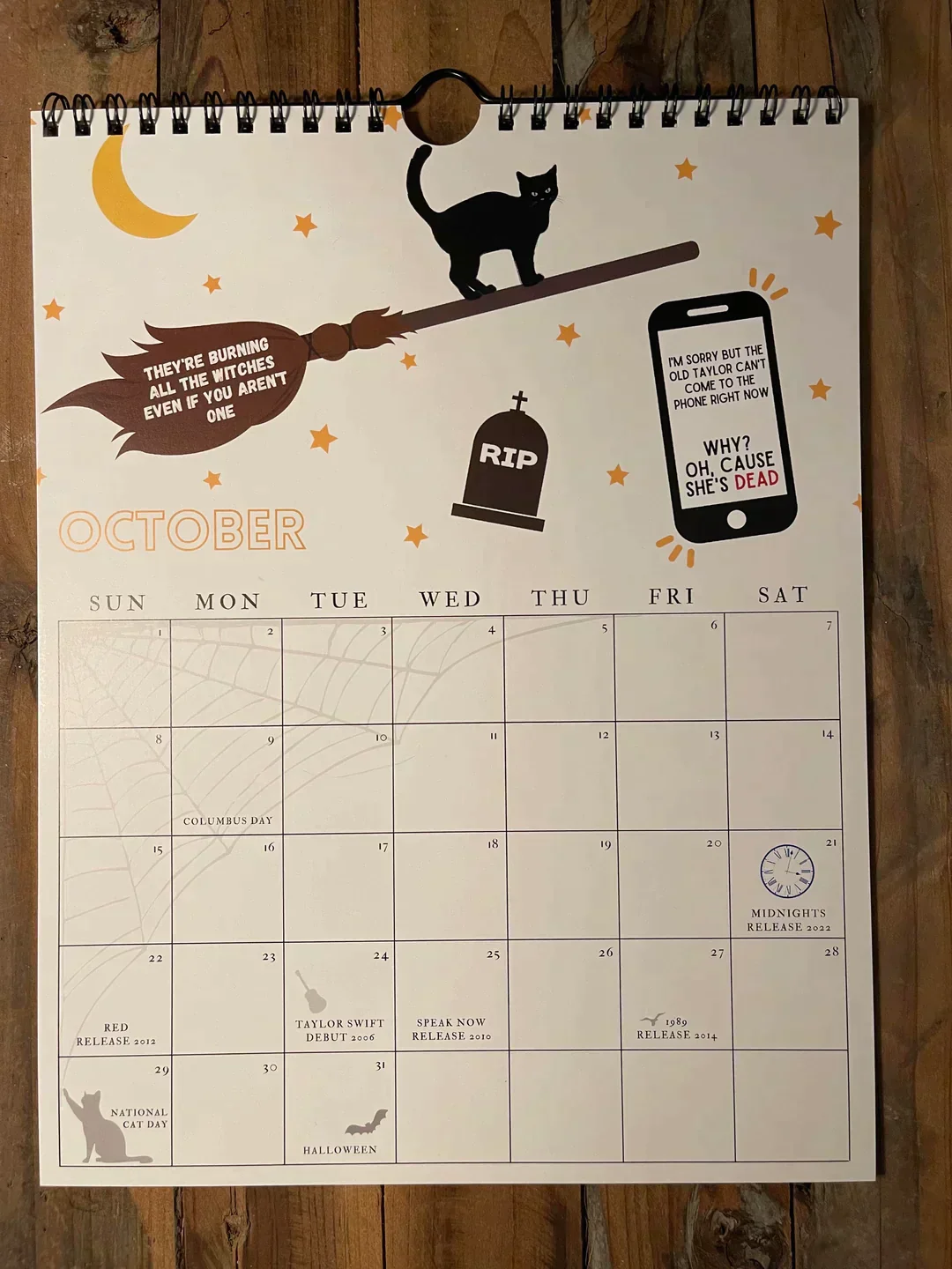 2025 TS Lyrics Calendar - Image 23