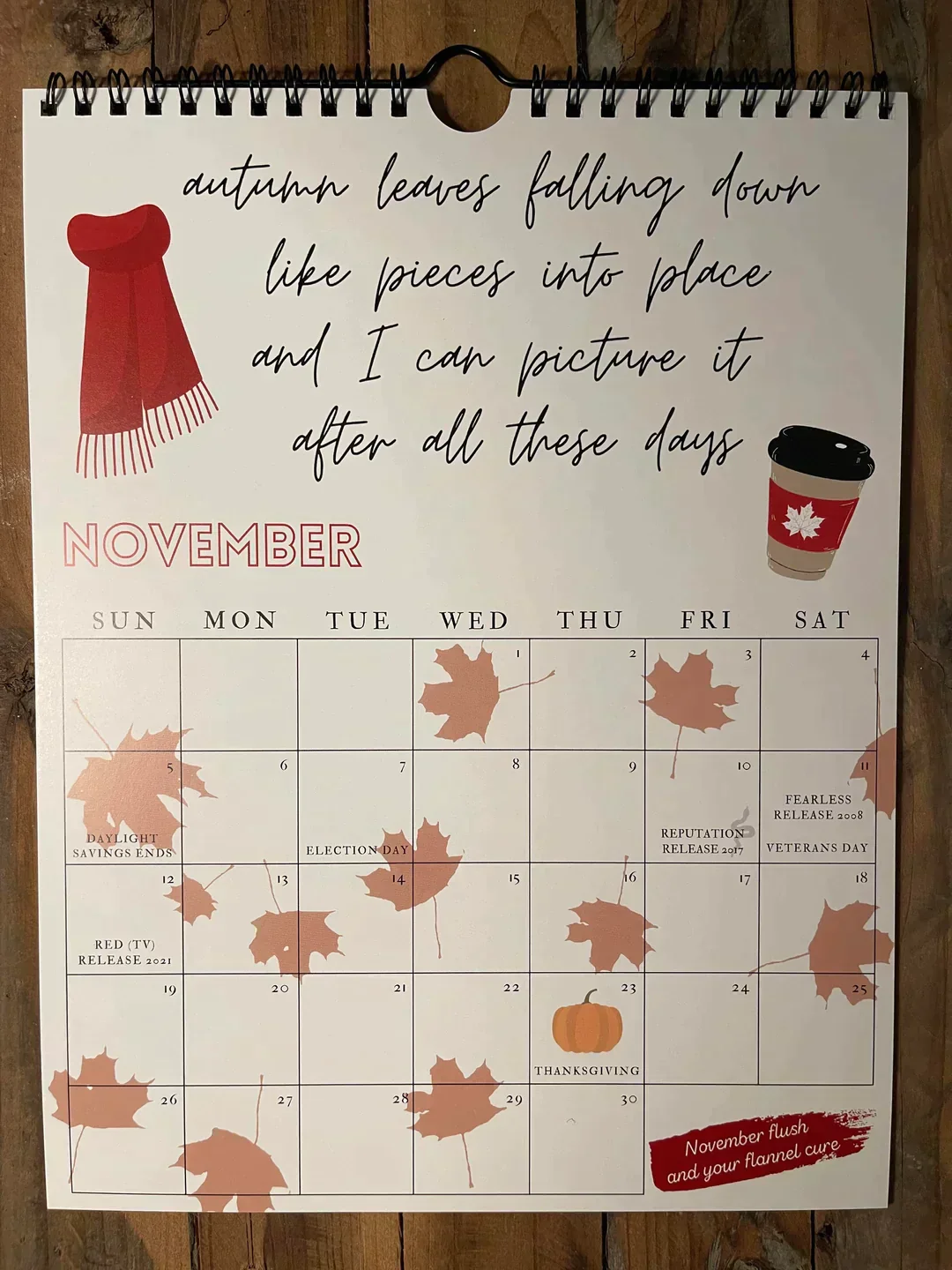 2025 TS Lyrics Calendar - Image 24