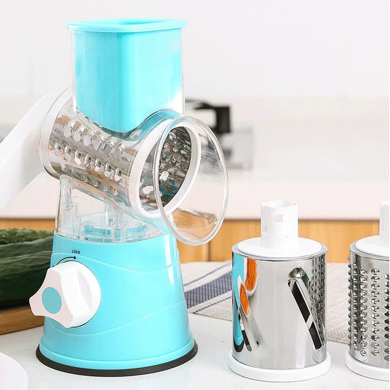 3 in 1 Rotary Cheese Grater Vegetable Slicer - Image 4