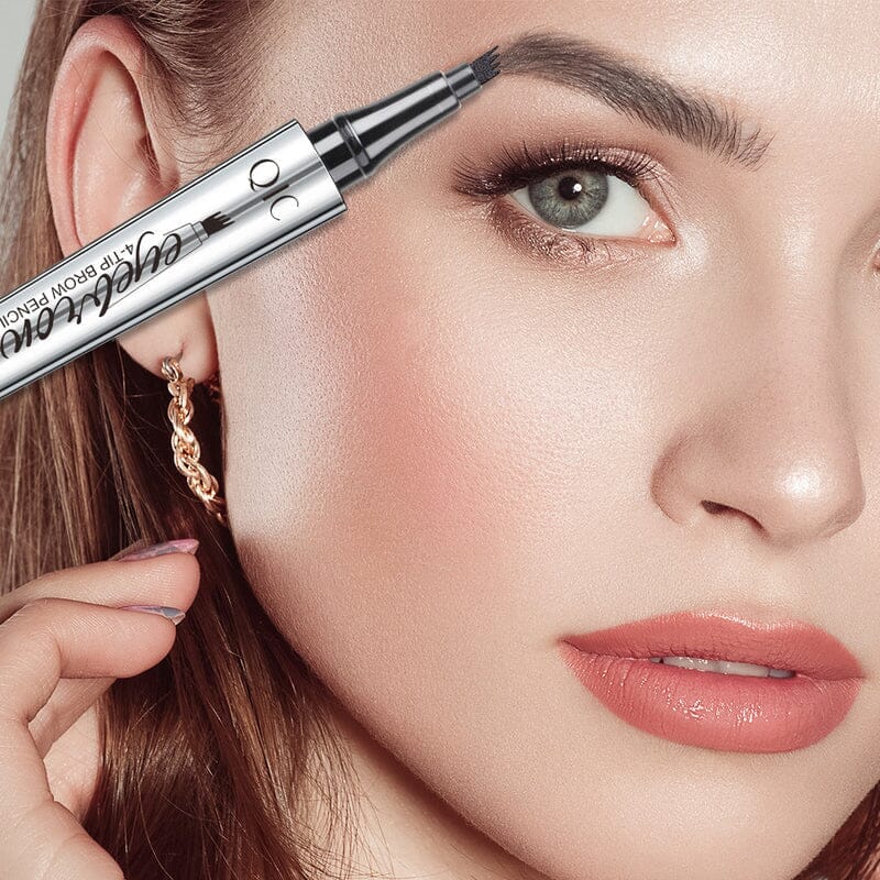 🔥BIG SALE - 50% OFF🔥3D Waterproof Microblading Eyebrow Pen 4 Fork Tip Tattoo Pencil (2 pcs) - Image 5