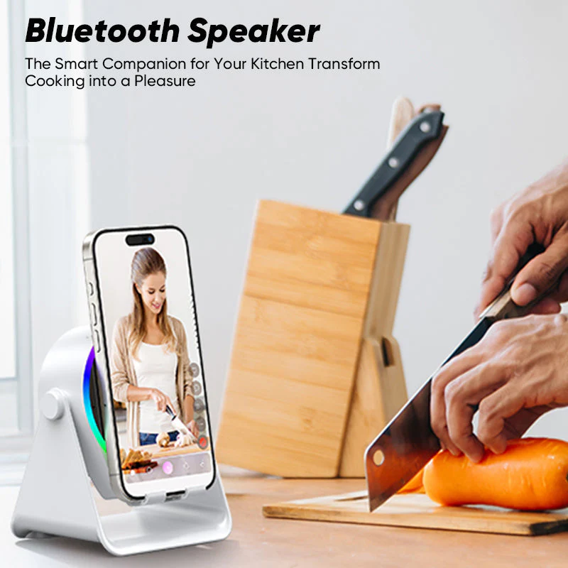 4-In-1 360° Rotating Bluetooth Speaker Stand - Image 2
