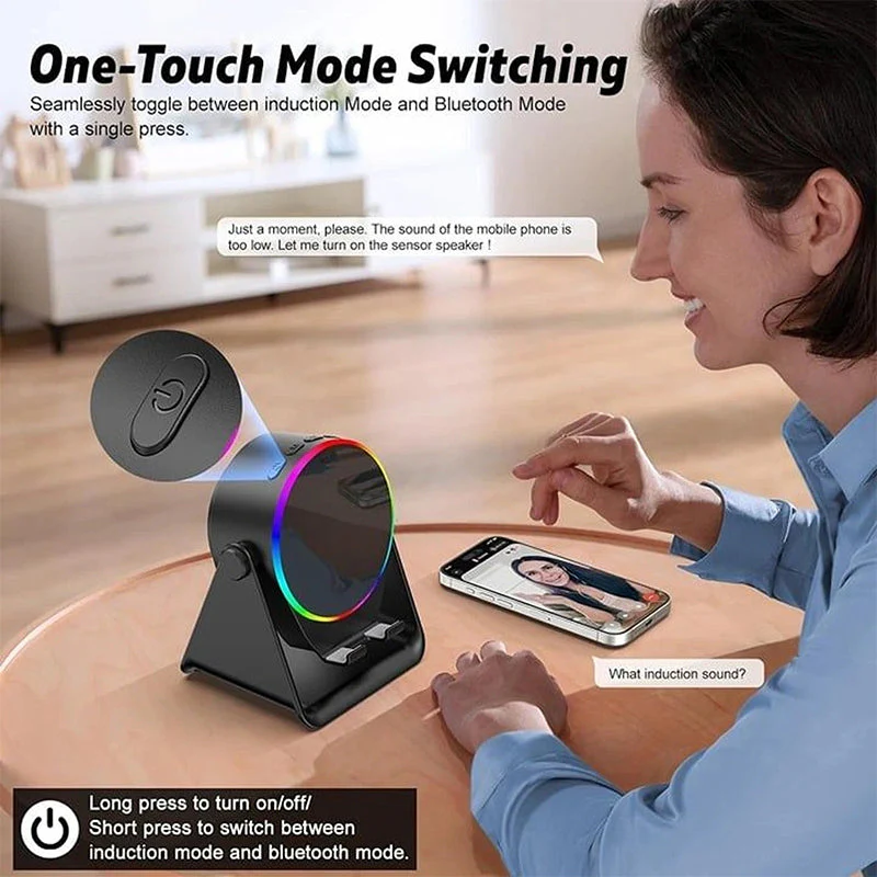 4-In-1 360° Rotating Bluetooth Speaker Stand - Image 7
