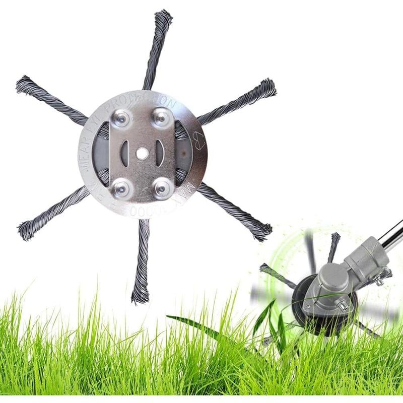 6 inch Steel Wire Brush Cutter Trimmer Head - Image 11