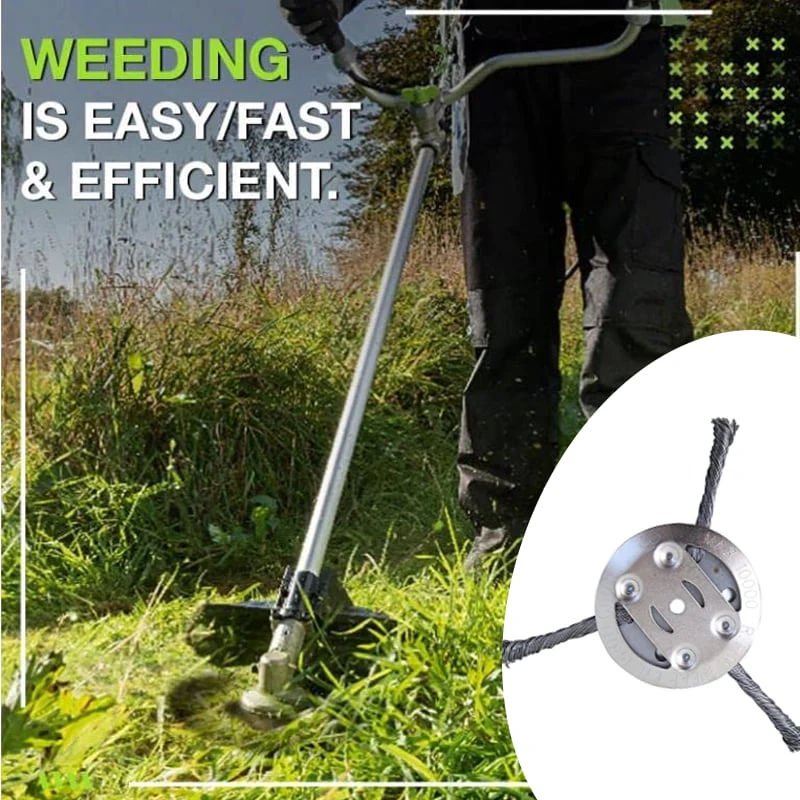 6 inch Steel Wire Brush Cutter Trimmer Head - Image 6