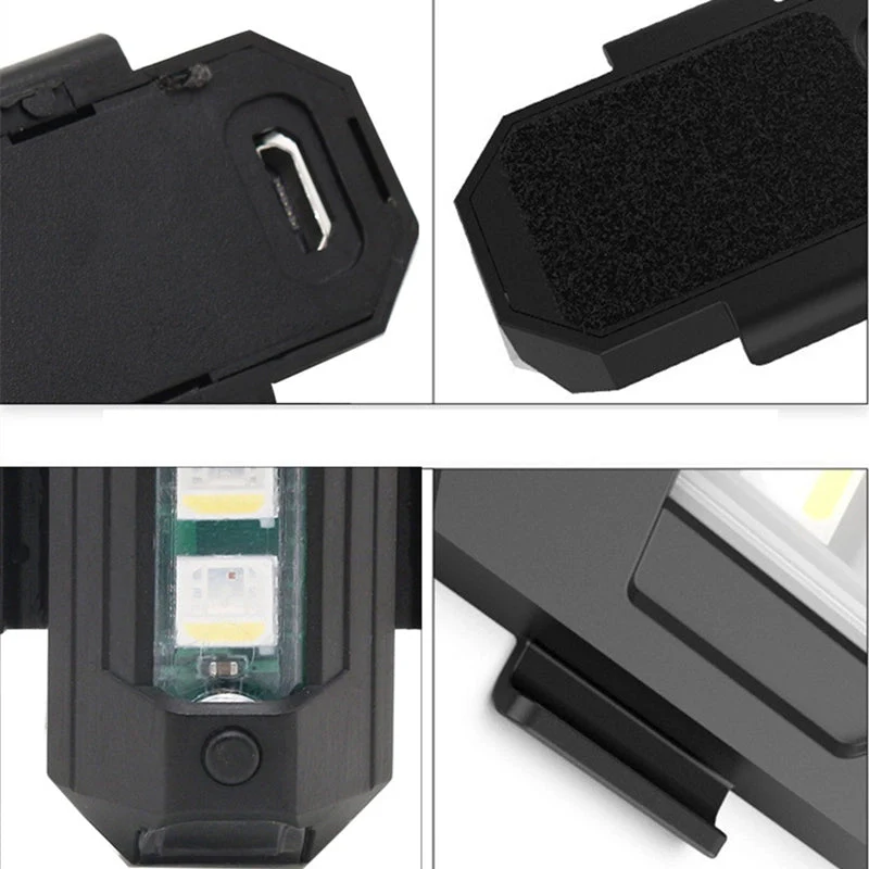 7 Colors LED Aircraft Strobe Lights & USB Charging - Image 7