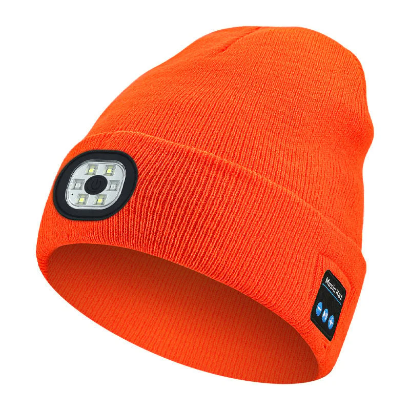 Bluetooth Beanie with LED Light & Removable Speakers - Image 16