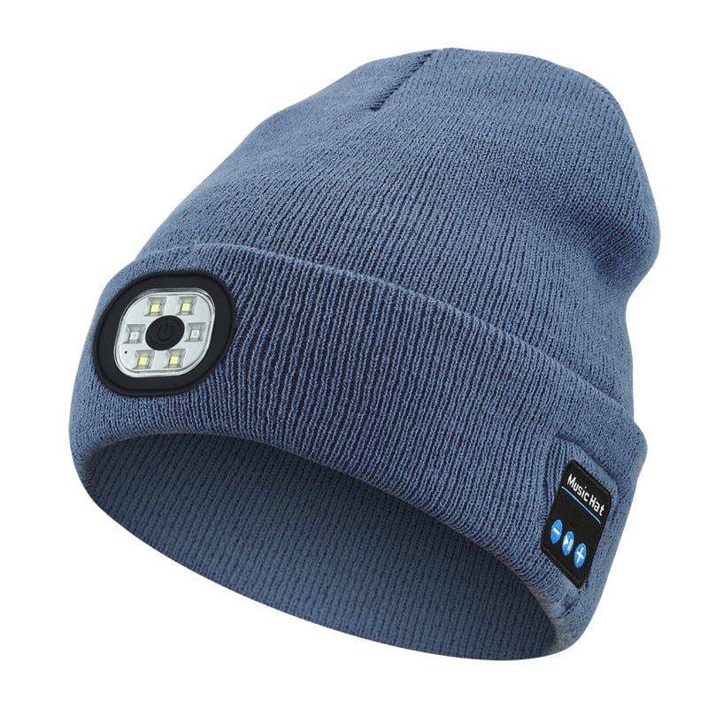 Bluetooth Beanie with LED Light & Removable Speakers - Image 17