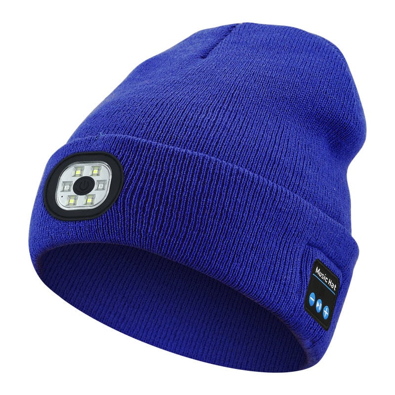 Bluetooth Beanie with LED Light & Removable Speakers - Image 27