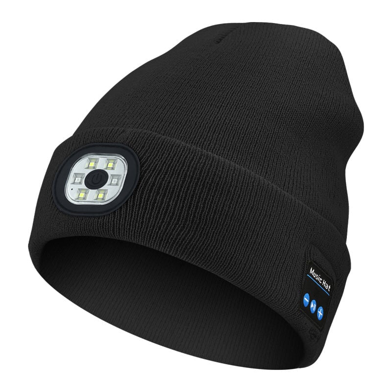 Bluetooth Beanie with LED Light & Removable Speakers - Image 29