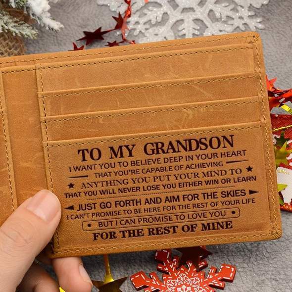 Engraved Genuine Leather Wallet - Image 14