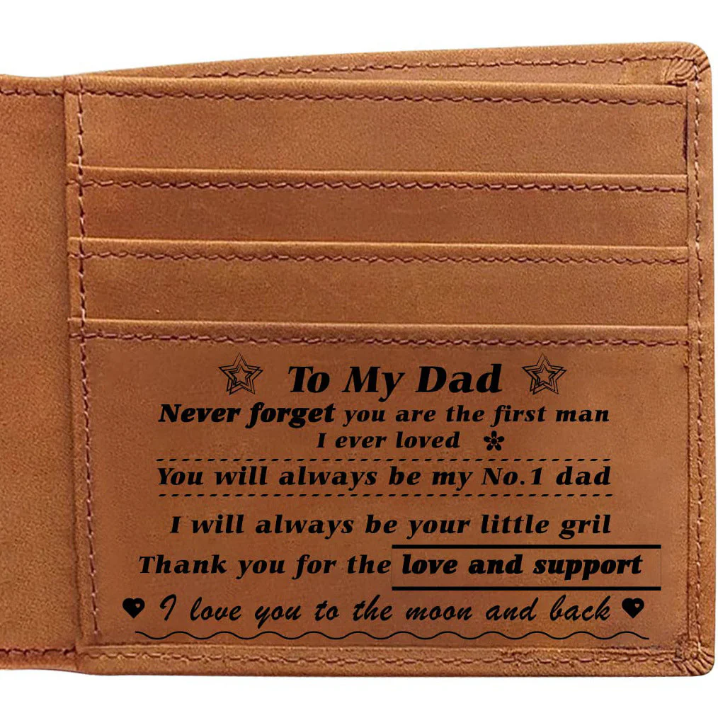 Engraved Genuine Leather Wallet - Image 16