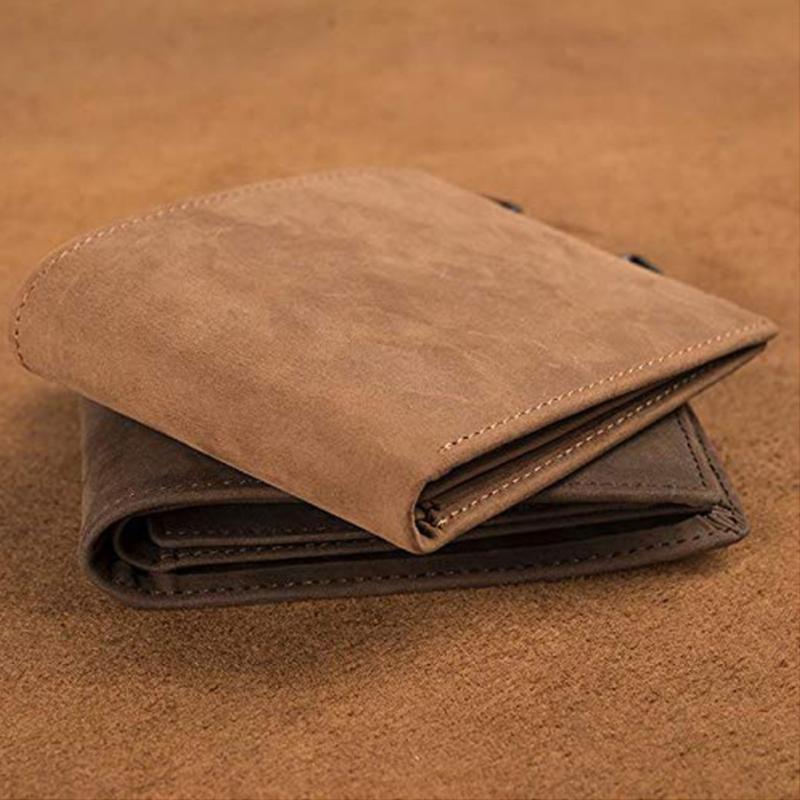 Engraved Genuine Leather Wallet - Image 3