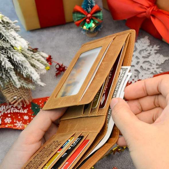 Engraved Genuine Leather Wallet - Image 6