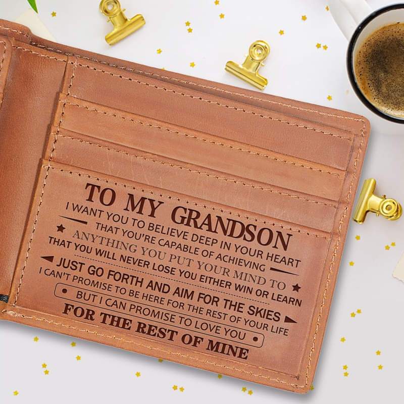 Engraved Genuine Leather Wallet - Image 7