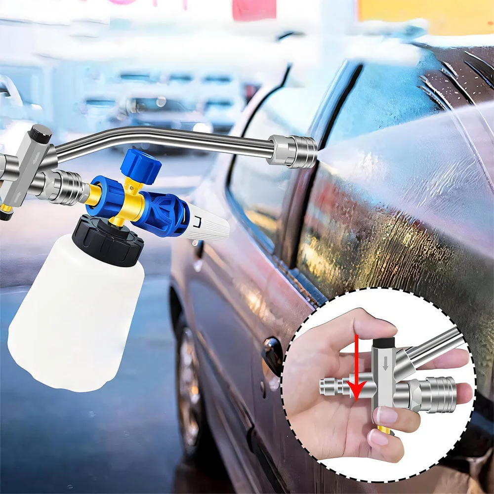 Enhance Your Car Washing Experience - Sakerplus Foam Cannon Dual Connector Accessory - Image 11