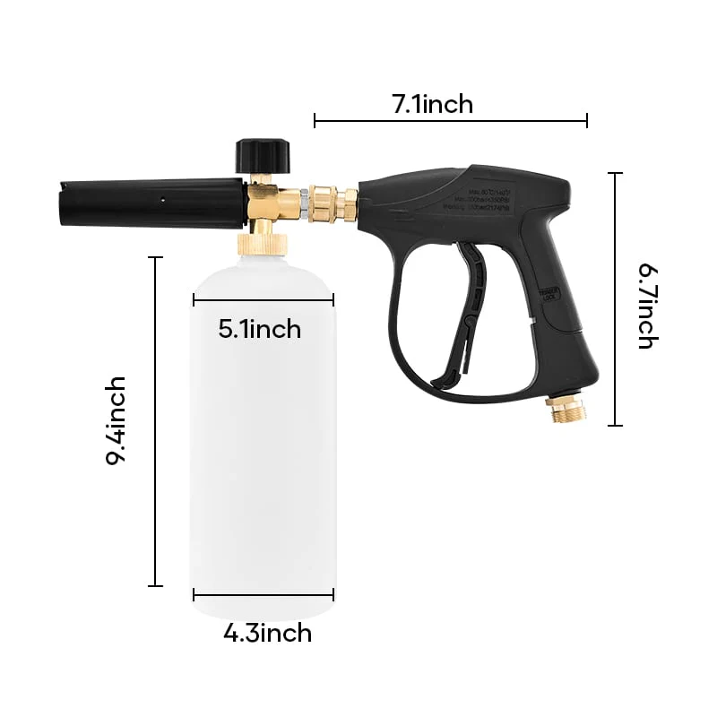 Enhance Your Car Washing Experience - Sakerplus Foam Cannon Dual Connector Accessory - Image 22