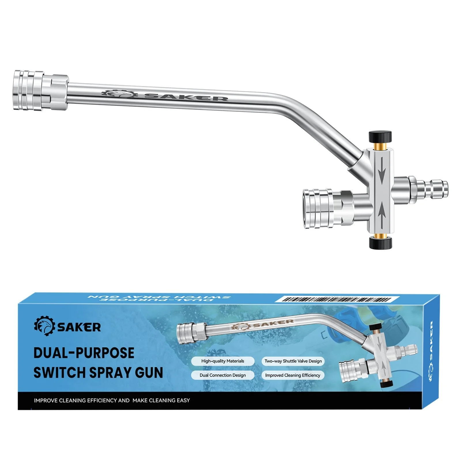 Enhance Your Car Washing Experience - Sakerplus Foam Cannon Dual Connector Accessory - Image 27