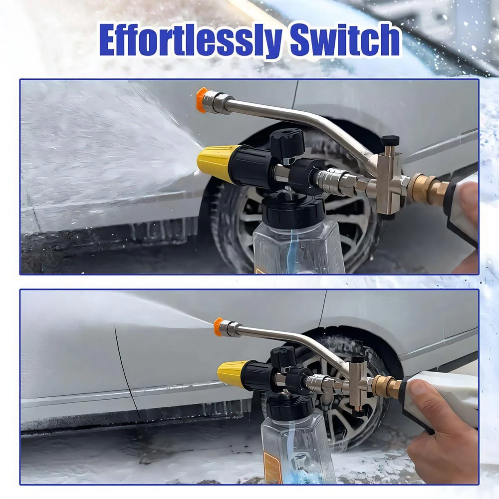 Enhance Your Car Washing Experience - Sakerplus Foam Cannon Dual Connector Accessory - Image 6