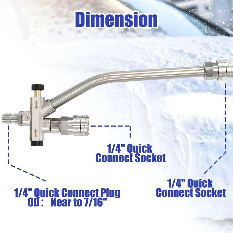 Enhance Your Car Washing Experience - Sakerplus Foam Cannon Dual Connector Accessory - Image 7
