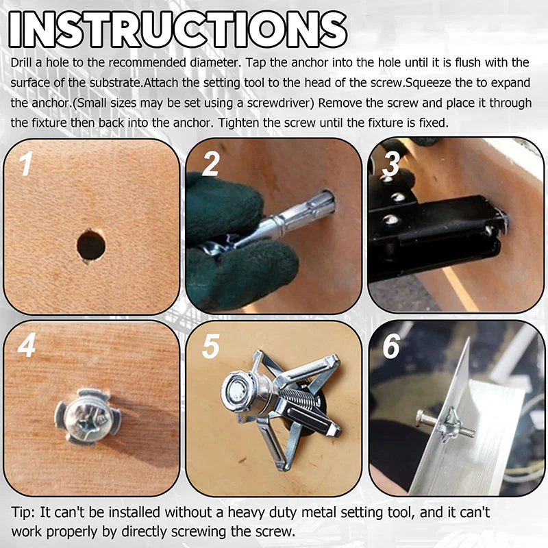 💥67% OFF💥🔩Expansion Screw Petal Nut - Image 10
