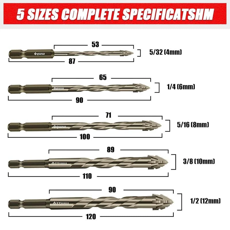 Four Blade Serrated Eccentric Drill - Image 6