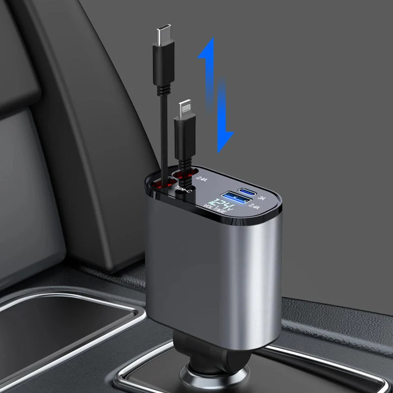 Four-in-one Car Phone Charger - Image 5