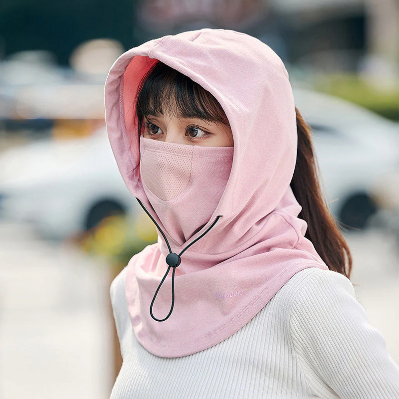 Hooded Face Mask with Neck Warmer for Cycling - Image 20