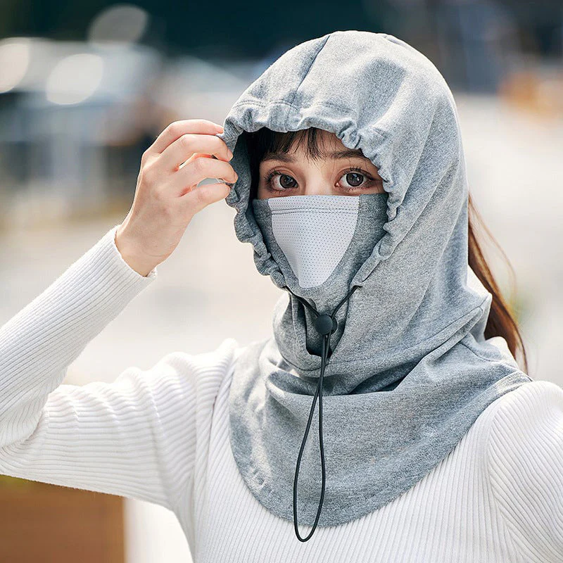 Hooded Face Mask with Neck Warmer for Cycling - Image 23