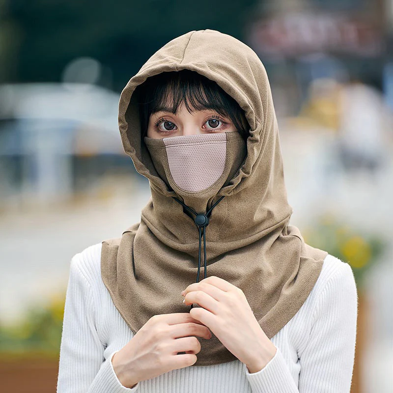 Hooded Face Mask with Neck Warmer for Cycling - Image 26