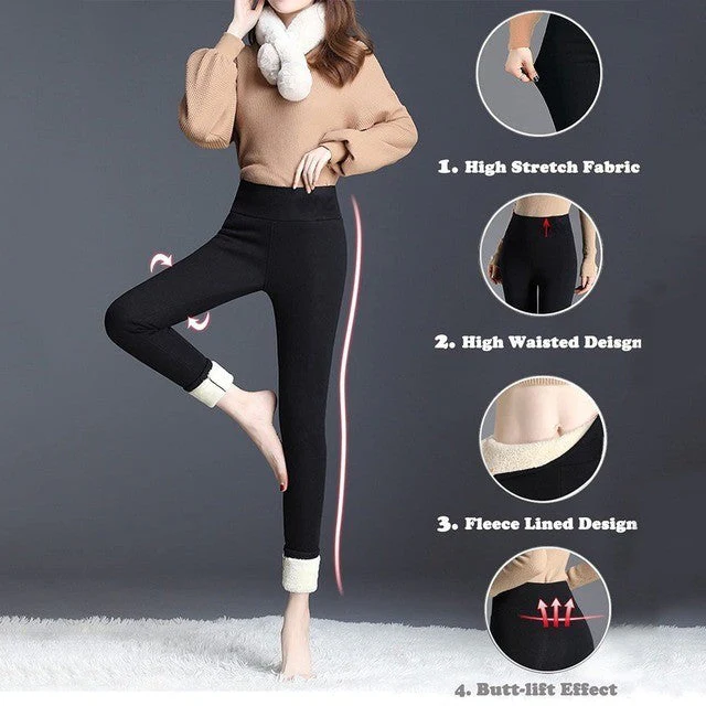 Lambskin Feel Winter Leggings - Image 6