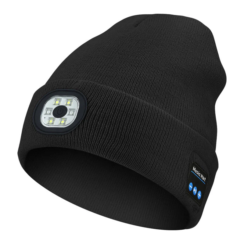 LED Bluetooth Beanie with Detachable Speakers - Image 13