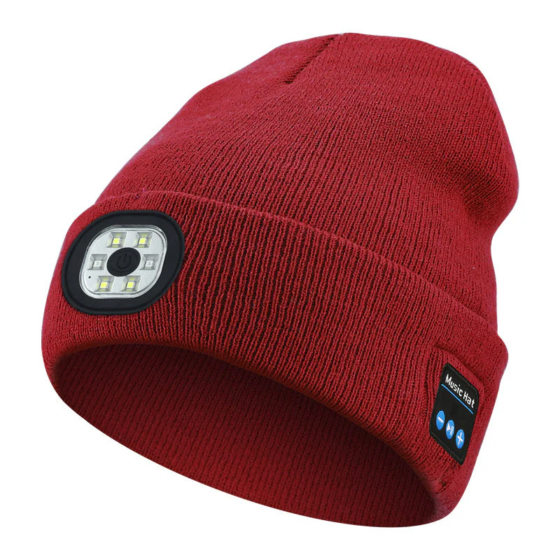 LED Bluetooth Beanie with Detachable Speakers - Image 14