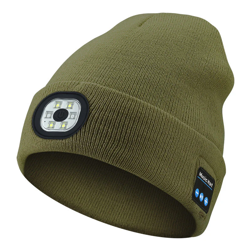 LED Bluetooth Beanie with Detachable Speakers - Image 19