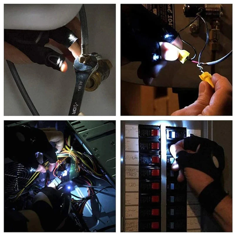LED Gloves With Waterproof Lights - Image 11