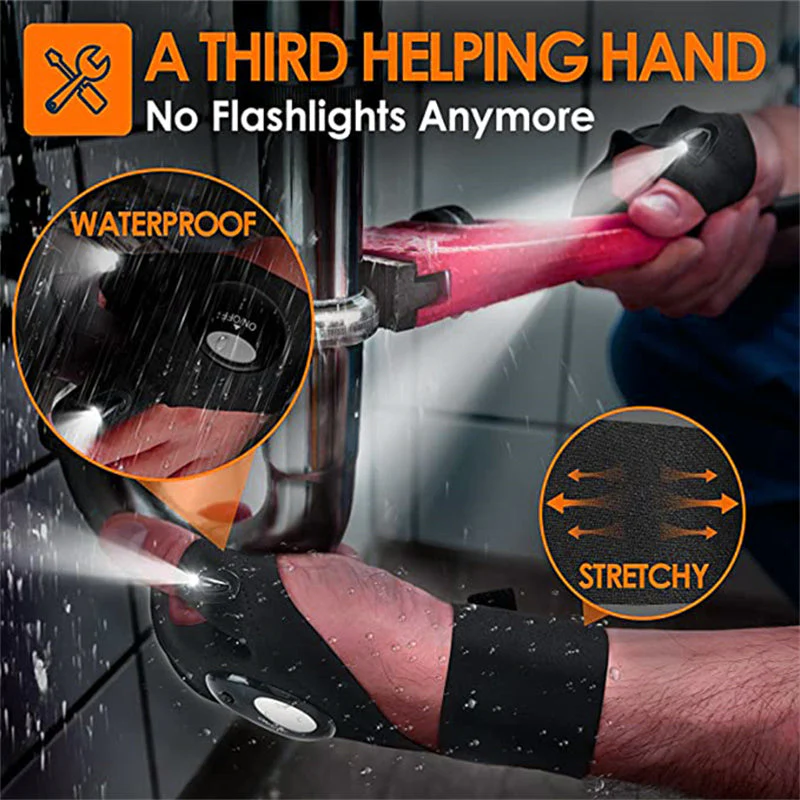 LED Gloves With Waterproof Lights - Image 5