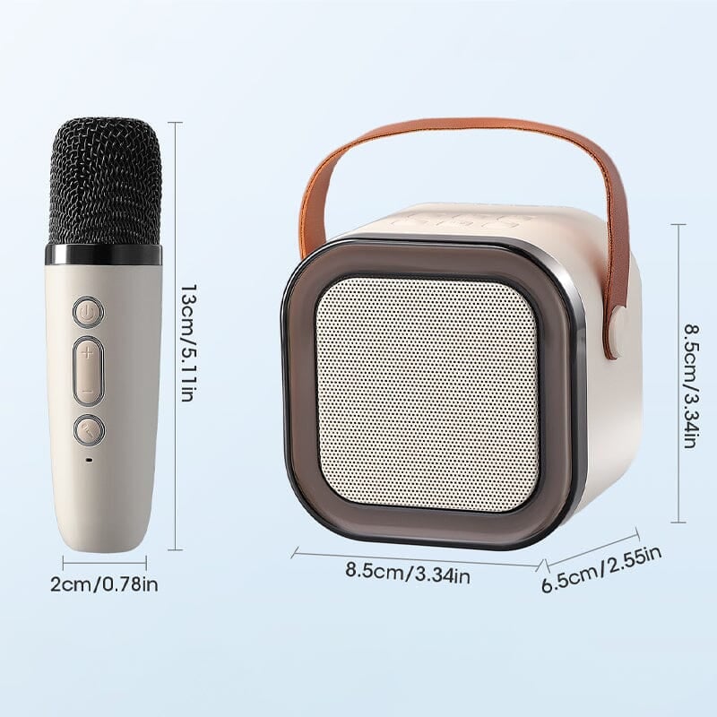 Mini Karaoke Machine with Wireless Microphones - Image 15