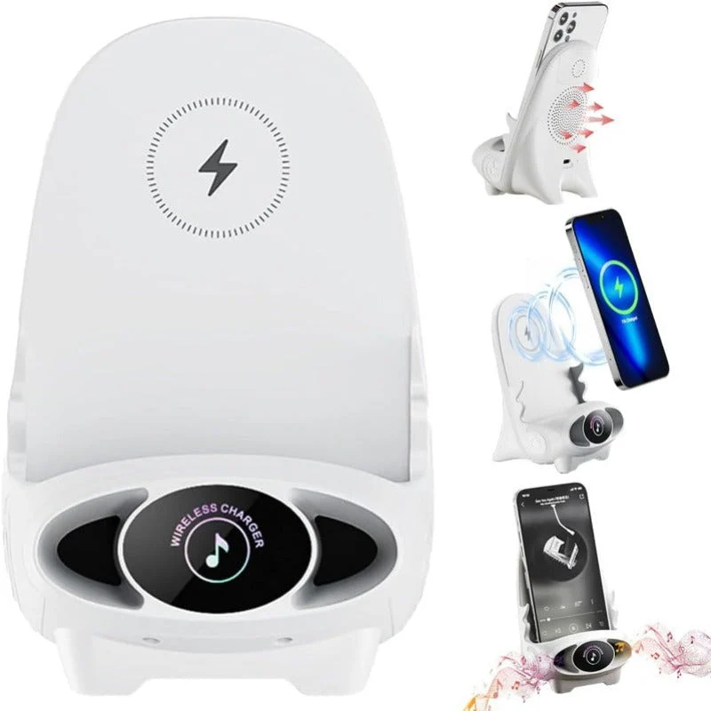 Mini Wireless Fast Charger Phone Holder - Image 10