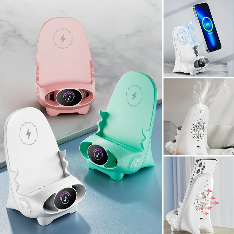 Mini Wireless Fast Charger Phone Holder - Image 5
