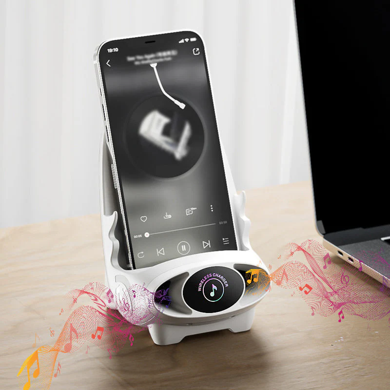 Mini Wireless Fast Charger Phone Holder - Image 8