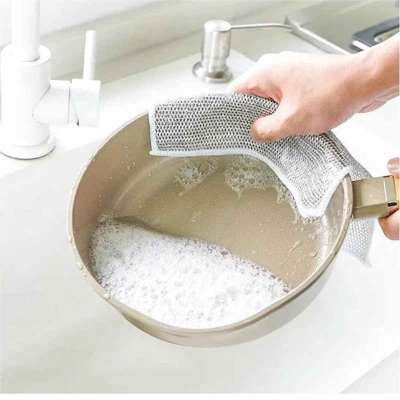 Multipurpose Wire Dishwashing Rags for Wet and Dry - Image 7