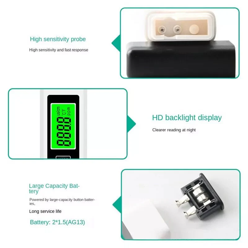 New 4 in 1 Tds Meter Digital Water Tester - Image 10